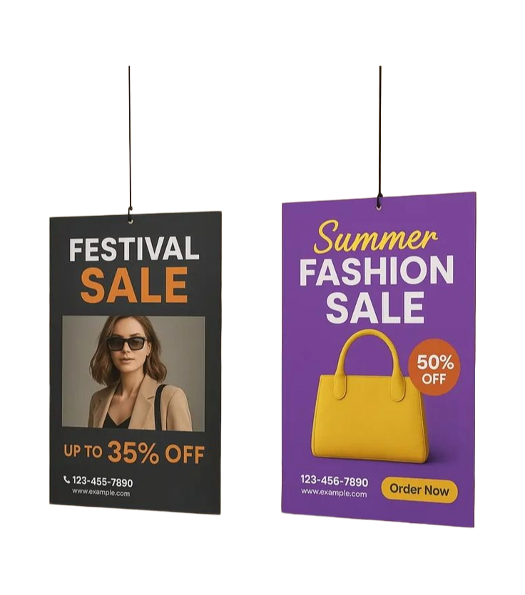 Promotional retail danglers