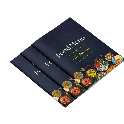 Restaurant menu cards