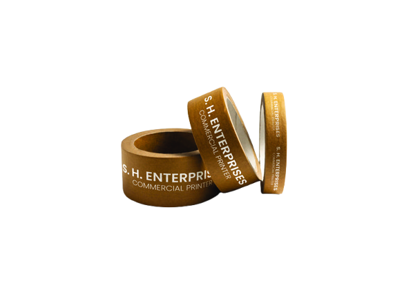 Branded tape printing